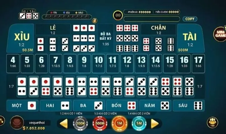 Tài Xỉu Nhà Cái KU68: Hướng Dẫn Tham Gia Đơn Giản Nhất! 2 Giao diện chơi Tài Xỉu Nhà Cái KU68