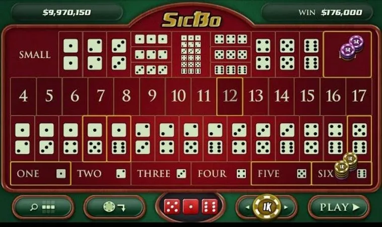 SicBo Tại KU68: Cách Tham Gia Để Nhận Giải Thưởng Lớn! 2 Giao diện chơi SicBo Tại KU68
